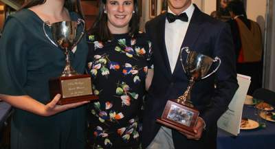 Sportsman and Woman trophy winners