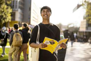 Student at UNSW Info Day