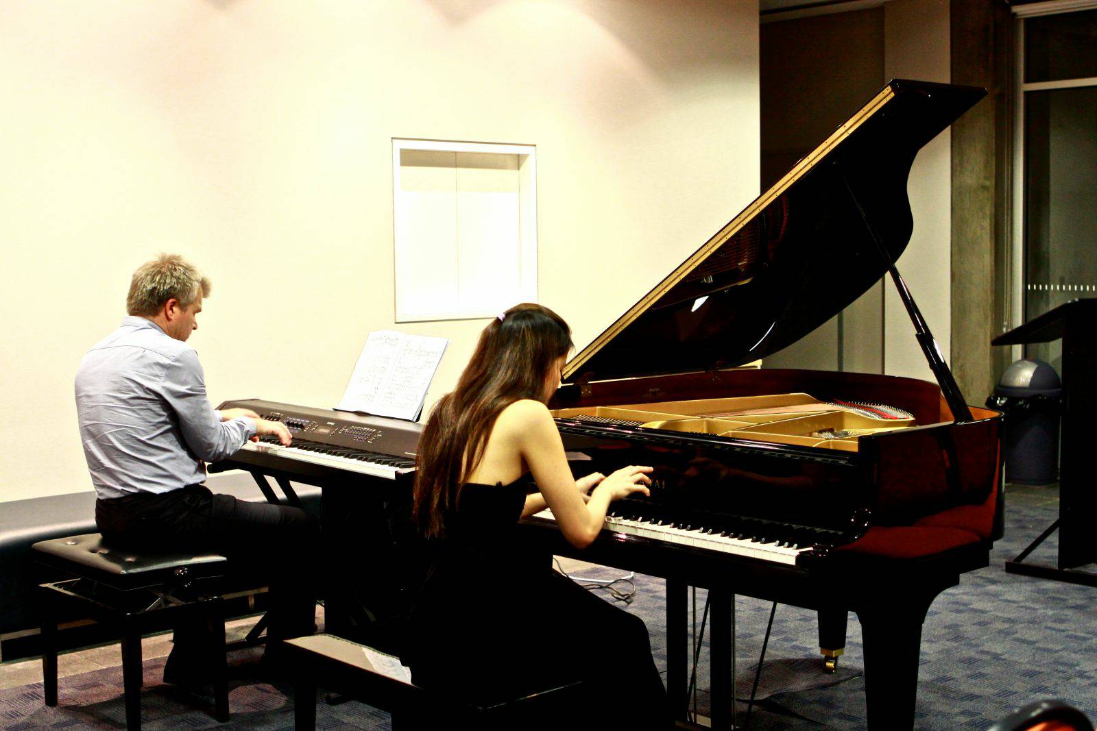 Elina Yasumoto & Phillip Shovk performing Rachmaninoff's Piano Concerto No. 3 in D minor Elina Yasumoto & Phillip Shovk performing Rachmaninoff's Piano Concerto No. 3 in D minor